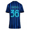 Inter Milan Matteo Darmian #36 Hjemmedrakt Kvinner 2025-26 Kortermet